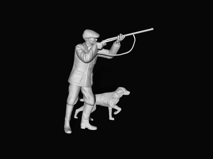 MM729 Farmer Shooting and Dog