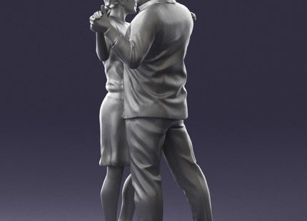 Older Male And Female Dancing Figure