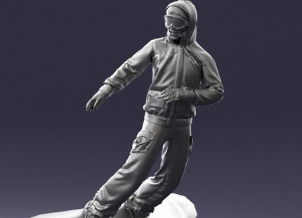Male Snowboarder Figure
