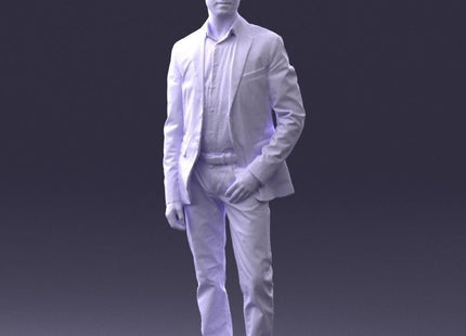 Young Male In Suite Figure
