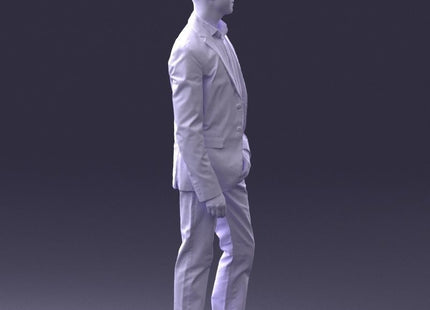 Young Male In Suite Figure