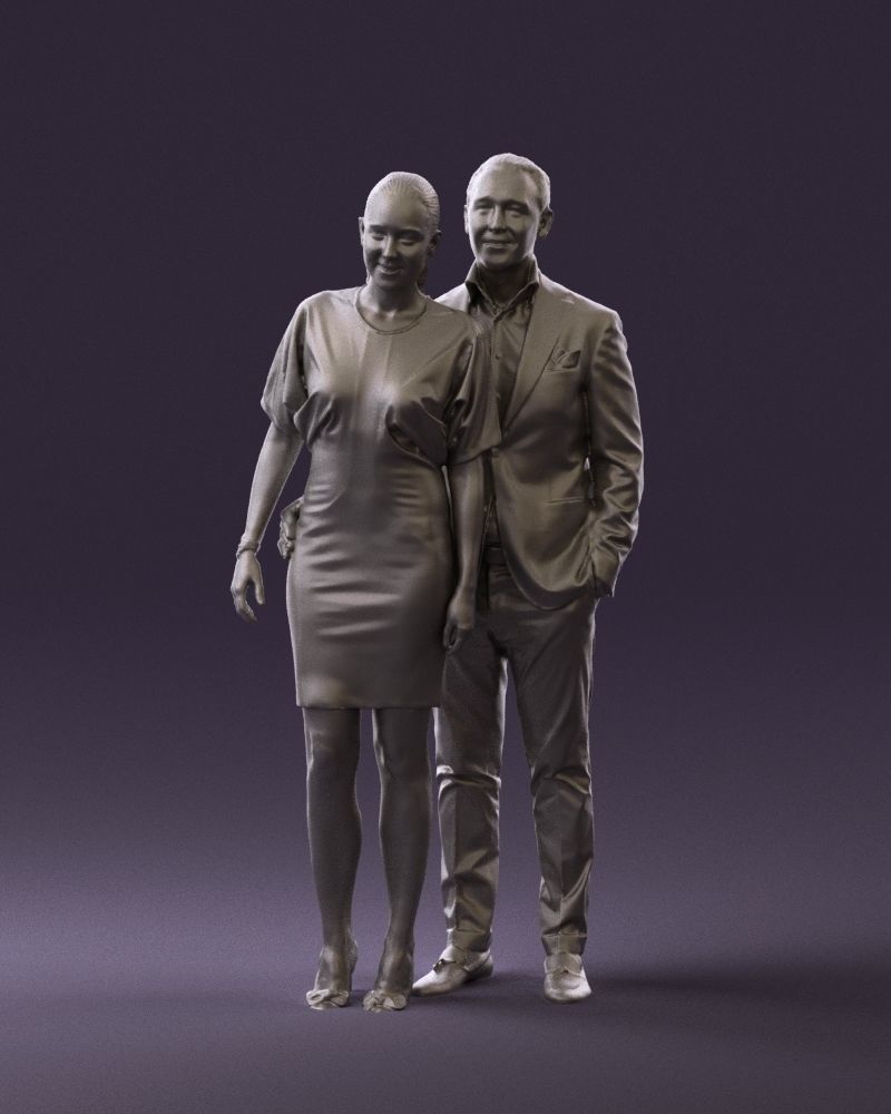Mm865 Smart Male And Female Couple Figure