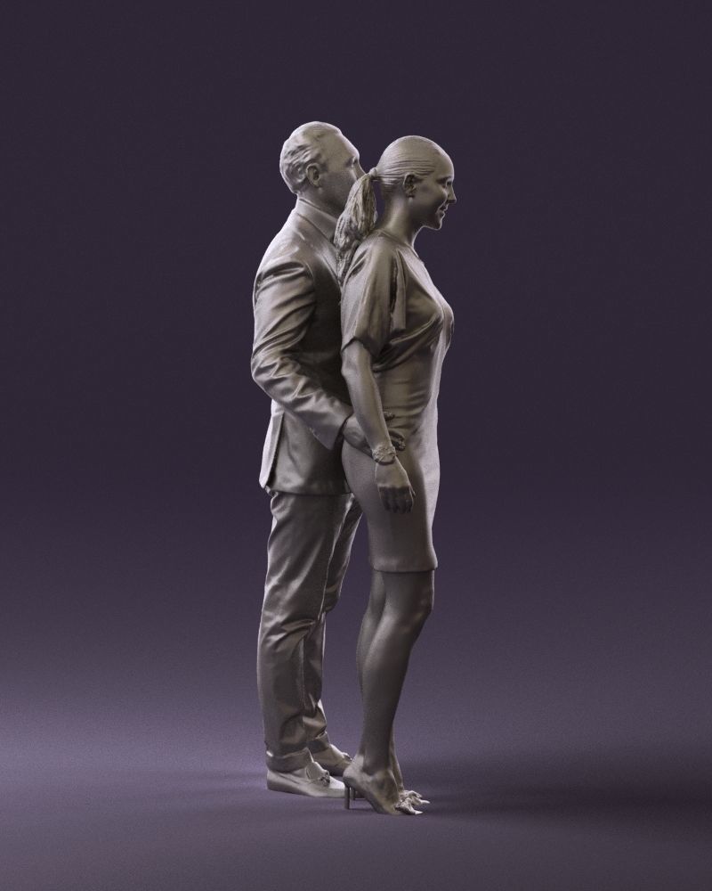 Mm865 Smart Male And Female Couple Figure