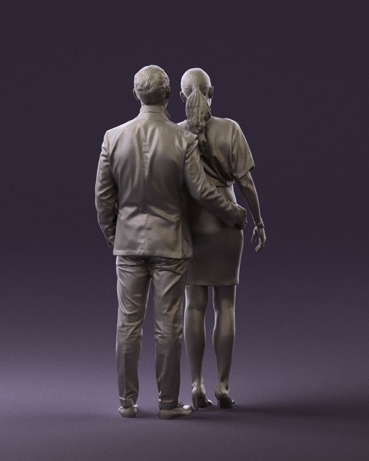Mm865 Smart Male And Female Couple Figure