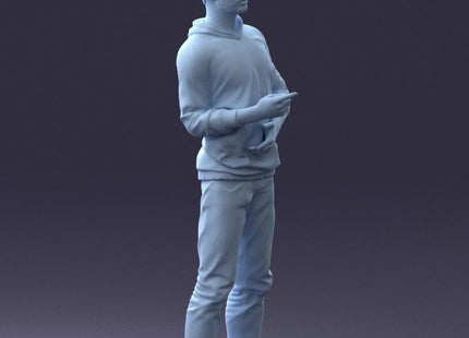 Young Male Pointing Figure