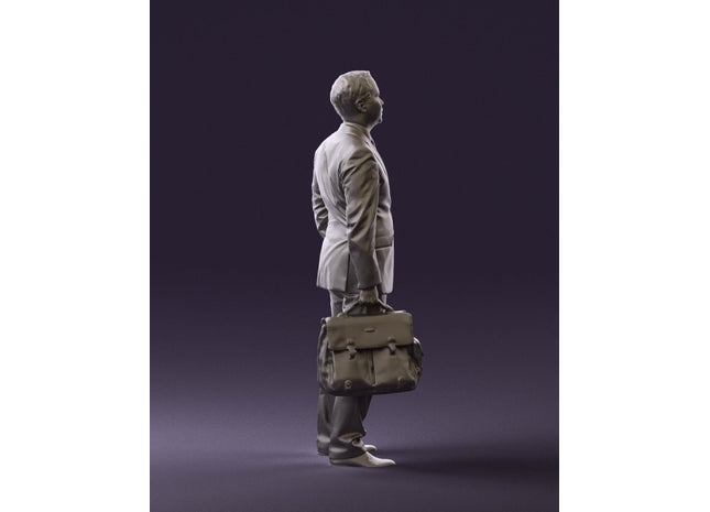 Male Office Worker/salesman With Bag Figure
