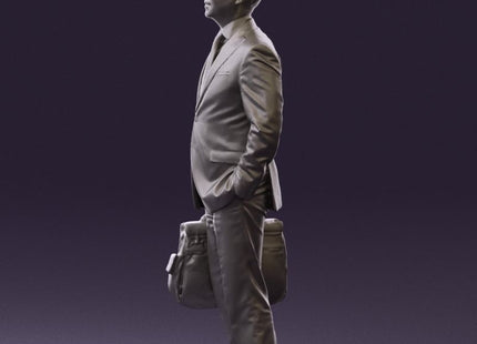 Male Office Worker/salesman With Bag Figure