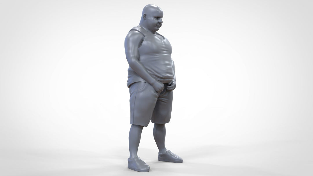 Large Drunk Male Urinating Figure
