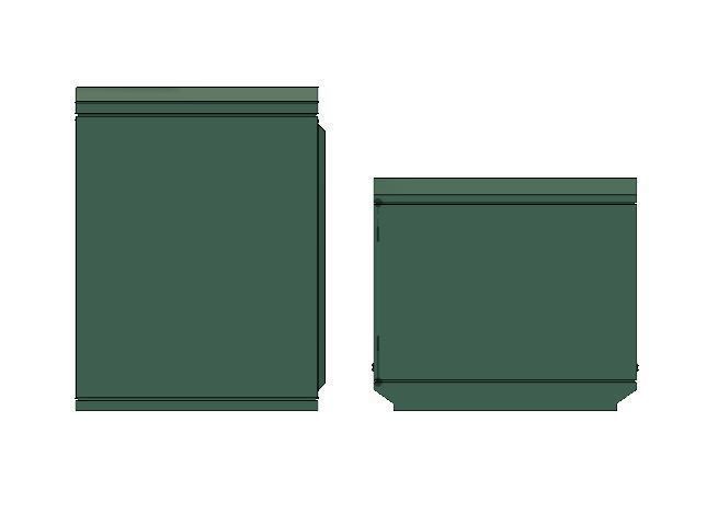 PJD015 - Model Railway BT Green Street Cabinets