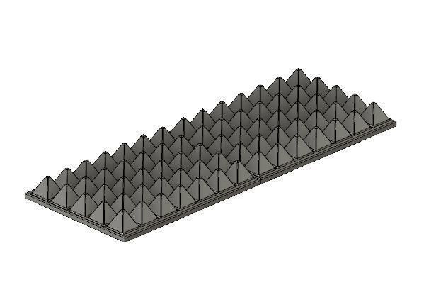 PJD009 - Model Railway Platform Anti-Trespass Panel Rubber