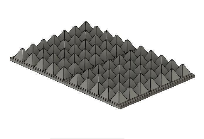 PJD009 - Model Railway Platform Anti-Trespass Panel Rubber