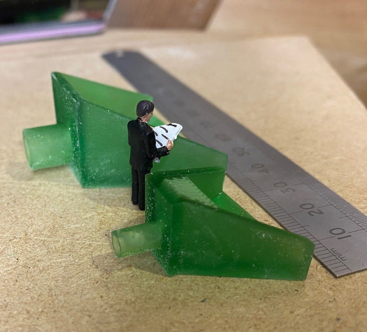 PJD007 - Model Railway Reinforced concrete head wall spillway outfall