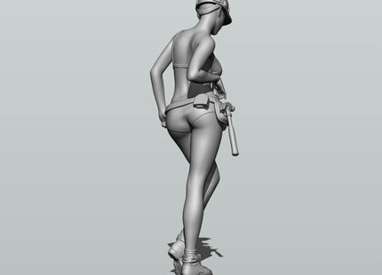 Girl Builder In Bikini Figure