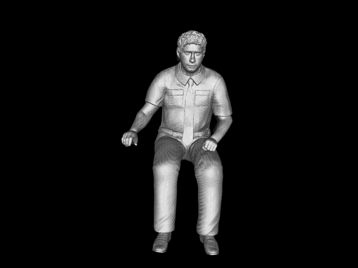 Mm160B Male Bus/Train Driver Figure