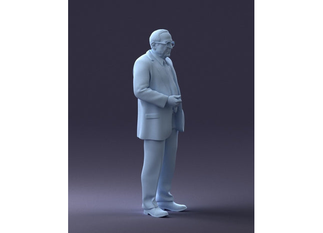Male Pensioner In Suite Figure