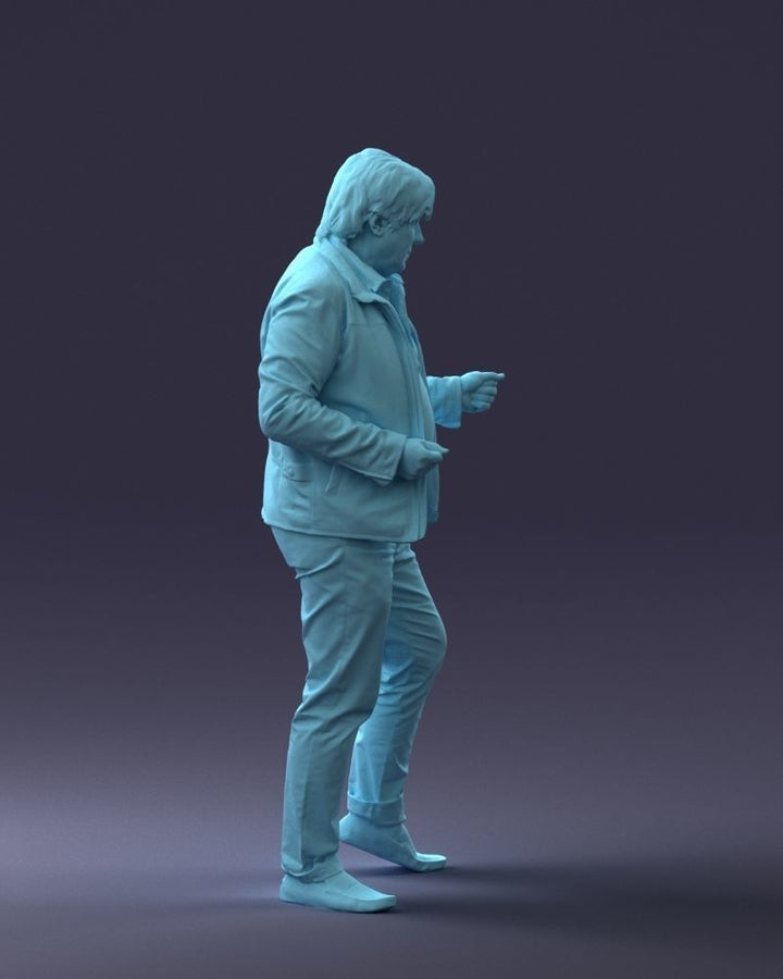 Older Male Dancing Figure