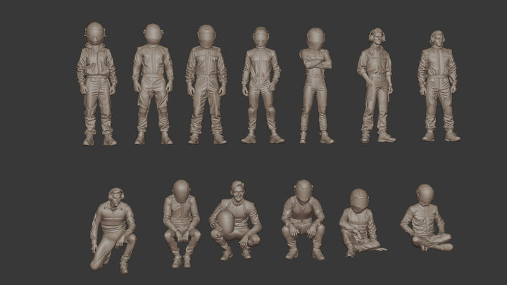 MM1142 F1 Race Team Figures