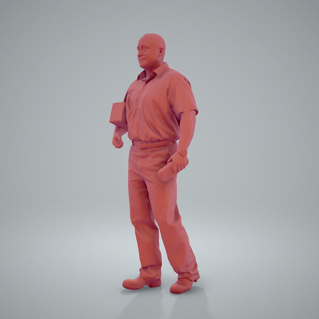 Mm054 Delivery Courier Ups/Dpd/Hermes/Parcel Force Figure