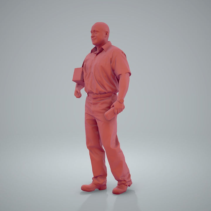 Mm054 Delivery Courier Ups/Dpd/Hermes/Parcel Force Figure