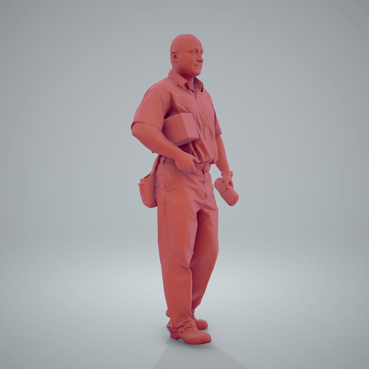 Mm054 Delivery Courier Ups/Dpd/Hermes/Parcel Force Figure