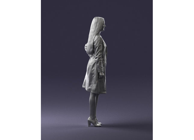 Female Doctor In Long Coat Figure