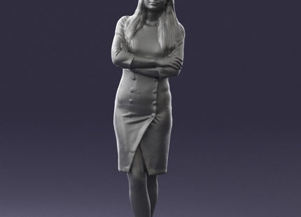 Young Female In Long Denham Dress Figure