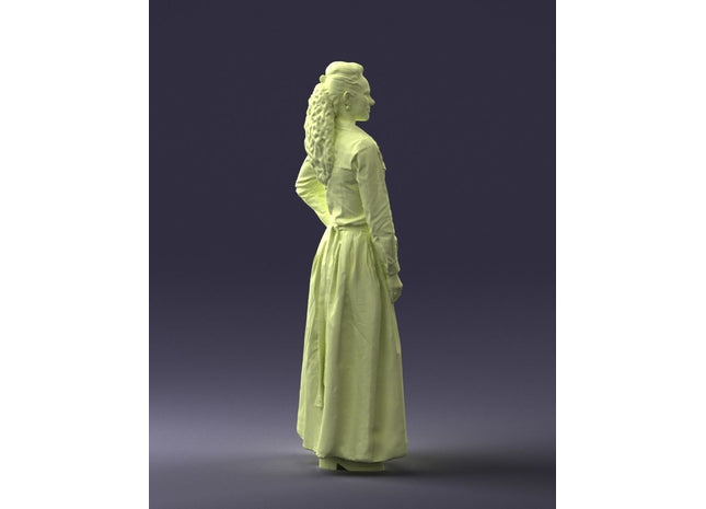 Female In Long Denham Dress Figure