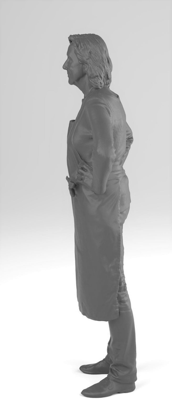 Older Female Shop Keeper Figure