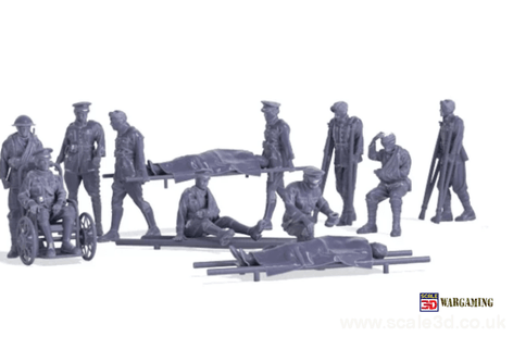 Ww1 American Casuality/injured/hurt Soldiers Figure