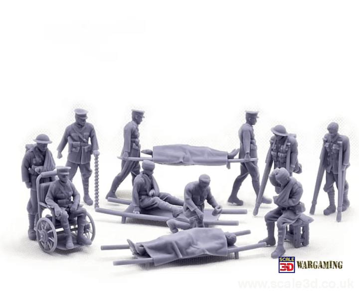 Ww1 British Casuality/injured/hurt Soldiers Figure
