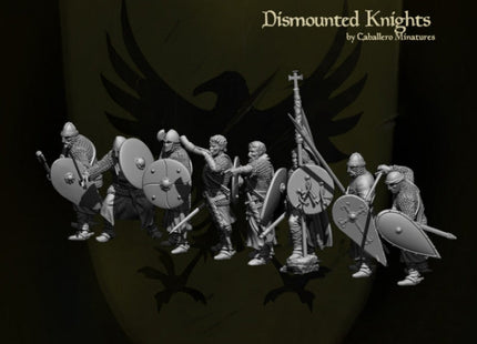 11Th Century Dismounted Spanish Knights Medieval