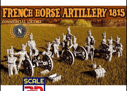 28Mm Napoleonic French Horse Artillery Figures Wargaming