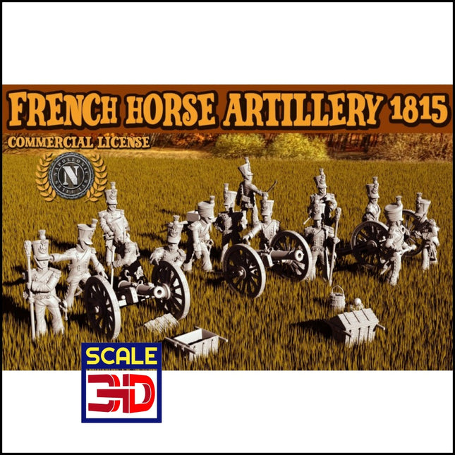 28Mm Napoleonic French Horse Artillery Figures Wargaming