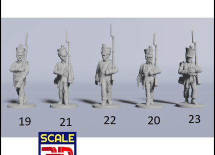 28Mm Napoleonic French Line Infantry 1:56 / 19 Wargaming
