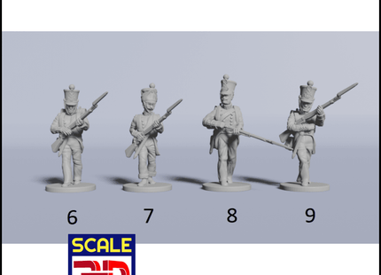 28Mm Napoleonic French Line Infantry 1:56 / 6 Wargaming