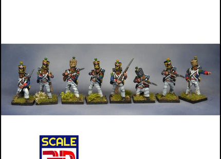 28Mm Napoleonic French Voltigeurs Wargaming