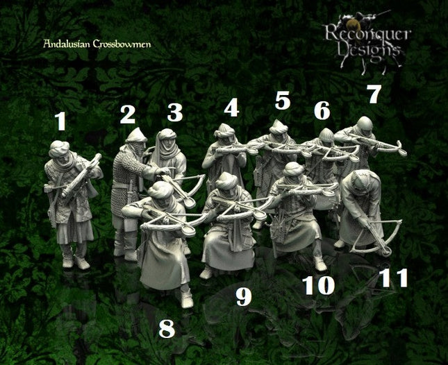 REM0029 Andalusian Crossbowmen, Early- High Medieval