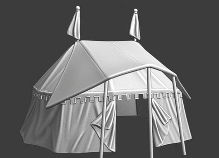 NCM038 Large medieval command tent