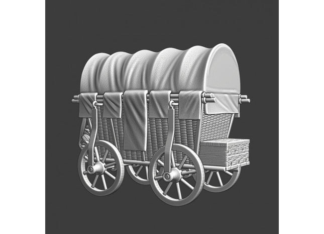NCM024 Medieval transport wagon with cover