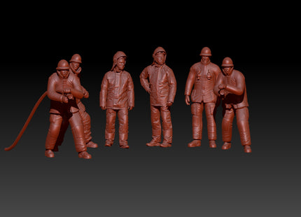 MFP011 Fire Fighters 6 Figure Pack