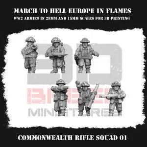 Commonwealth Rifle Squad 01 Figure