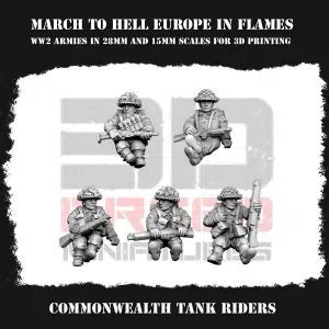 Commonwealth Tank Riders Figure
