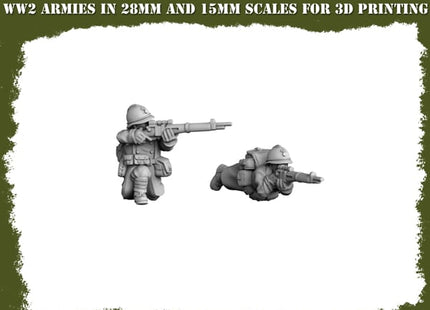 French Army Snipers Figure