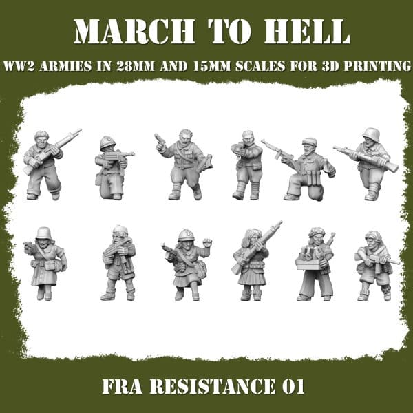 French Army Resistance 01 Figure