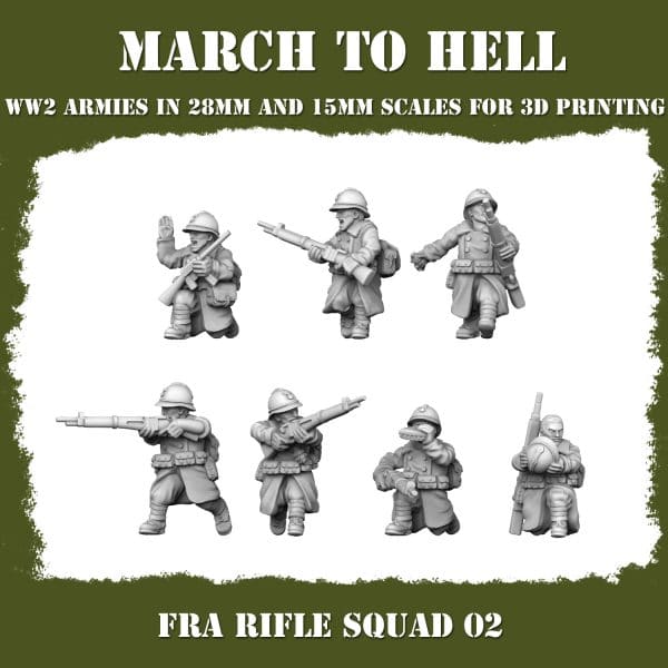 French Army Squad 02 Figure