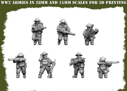 British Army Rifle Squad 02 Figure