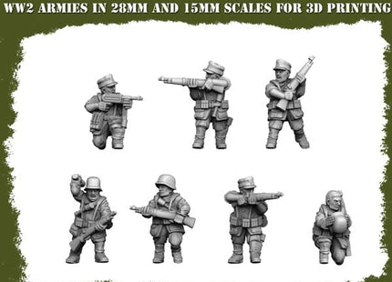 German Army (Wehrmacht) Rifle Squad 02 Figure