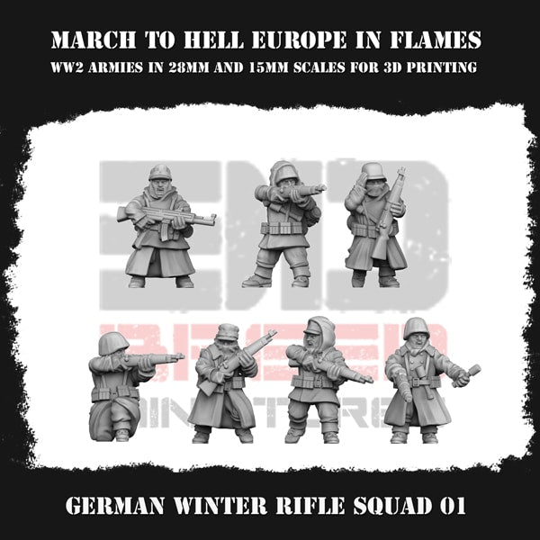German Eif Rifle Squad 01 Figure