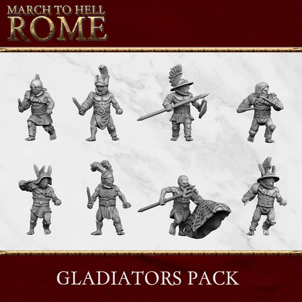 Roman Games Gladiators PACK 28/15mm