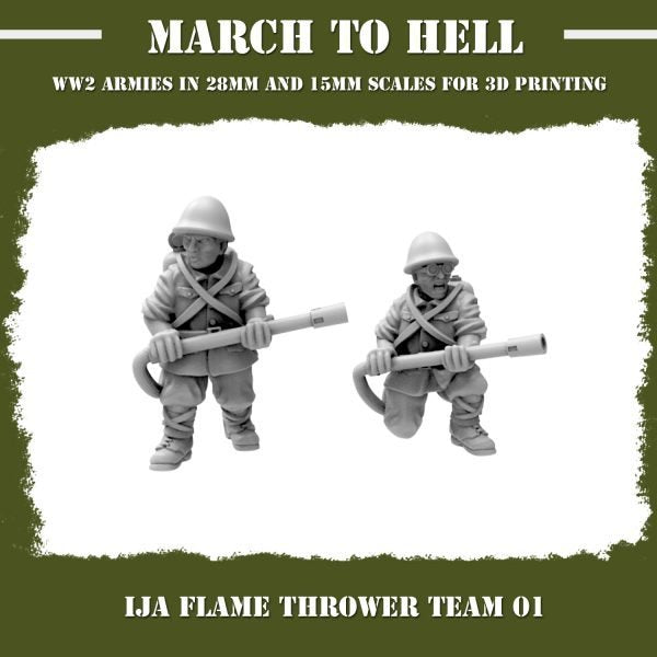 Imperial Japanese Army (Ija) Flame Thrower Team Figure